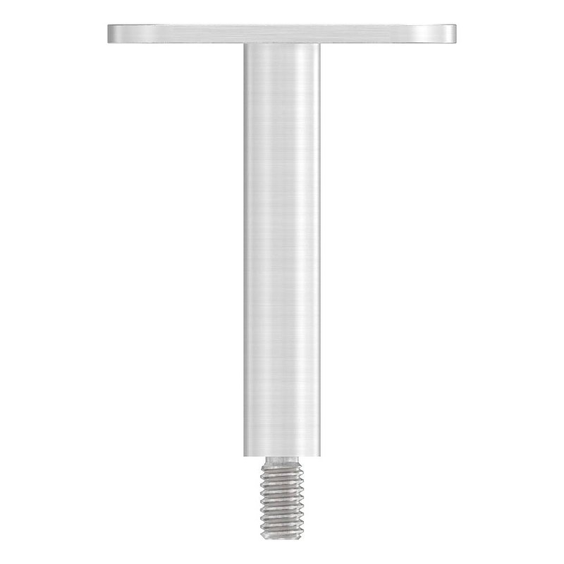 Stift Ø 14mm mit Handlaufanschlussplatte flach, V2A