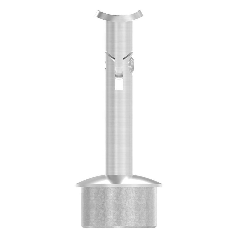 Bouchon pour extrémité de tube pour tube 42,4x2,5mm, plaque de racc. de mains courantes 42,4mm, V2A