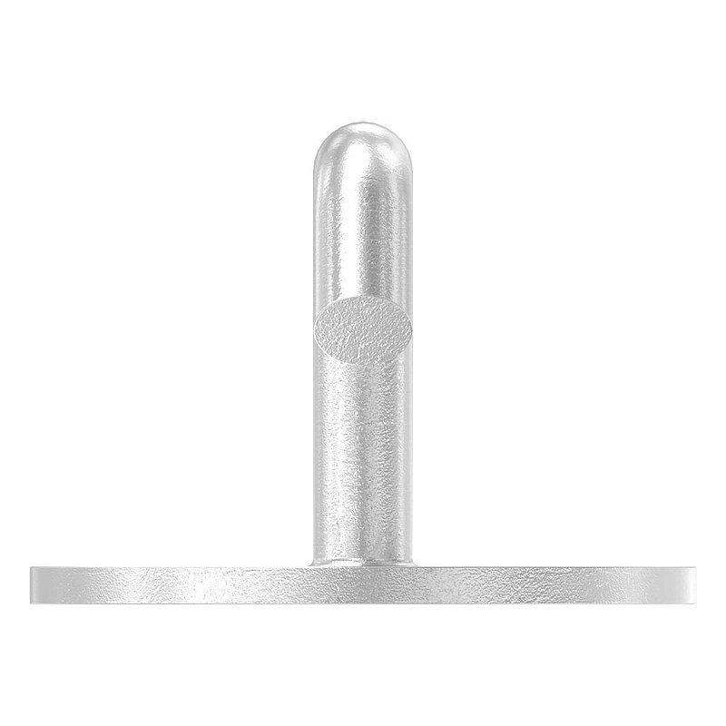 Fixing eye/hook with round plate AISI316