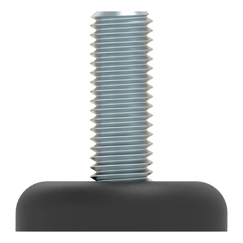 Levelling foot with floor levelling screw M10x30