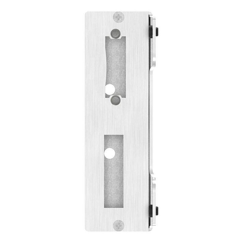Stainless steel counter case, square, for 72mm spacing, for welding, 50mm, AISI304