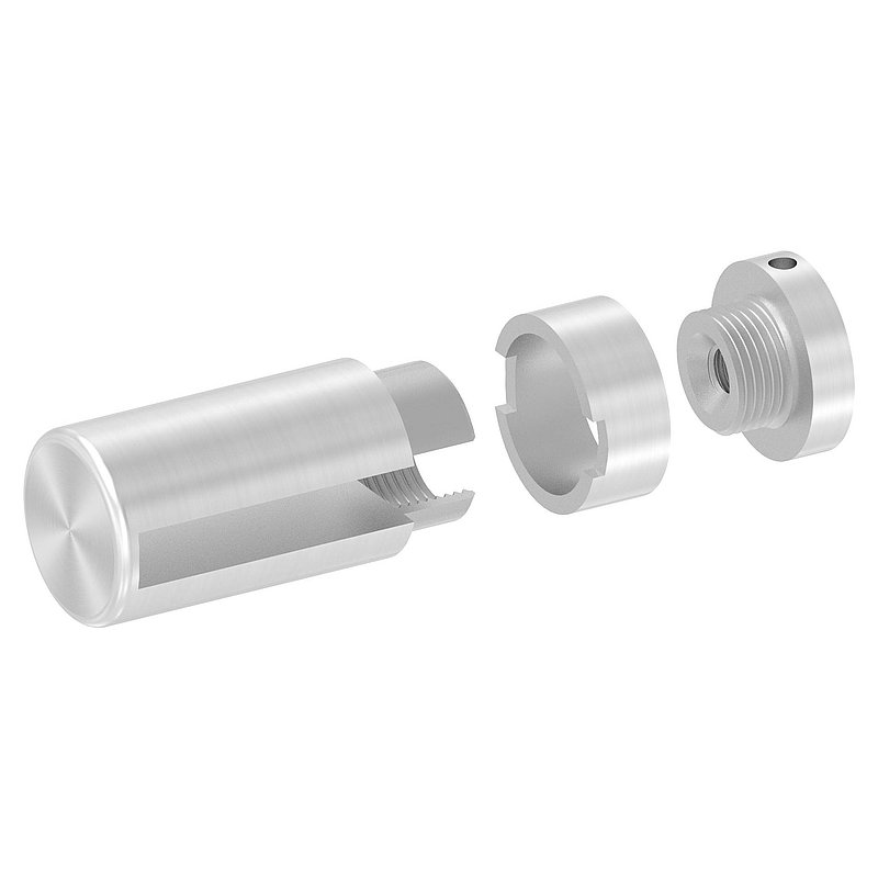 Brenk Grundhalter für Flachstäbe 50x8mm, V2A