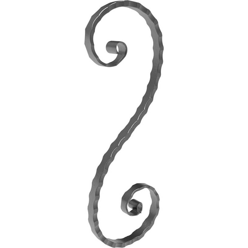 S-Schnörkel 16x8mm, 390x140mm, LI