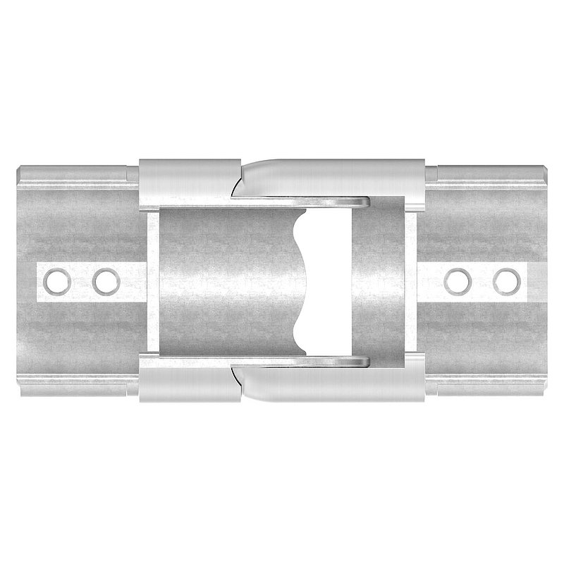 Raccord articulé pour tube à fond de gorge Ø 60,3mm, V4A