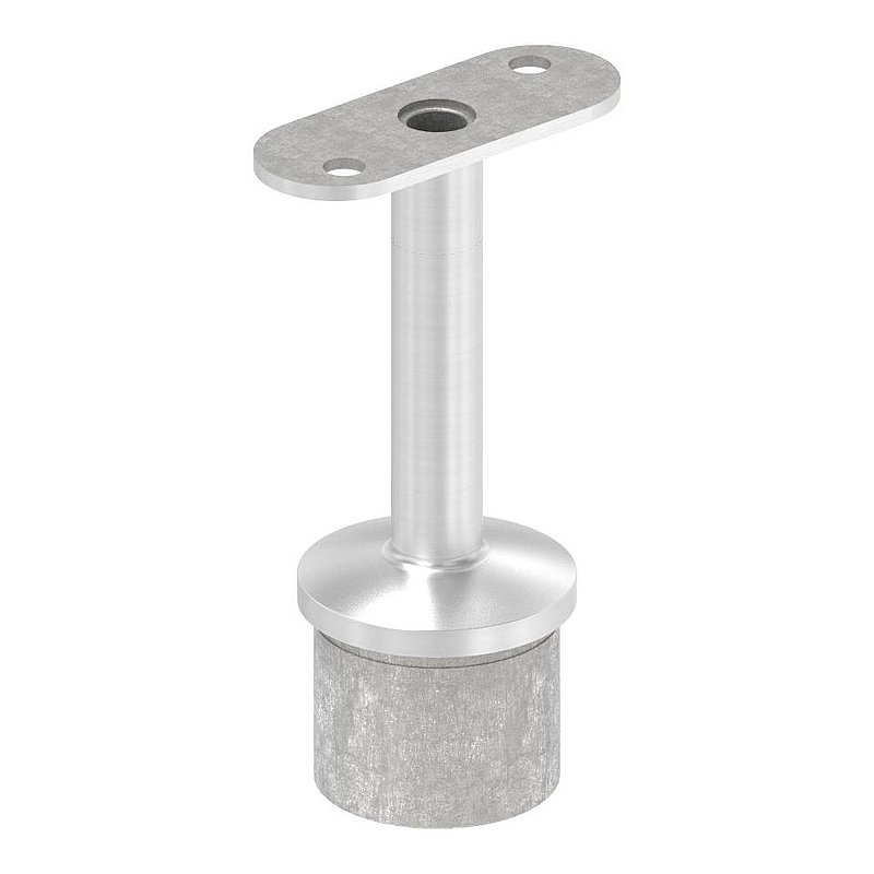 Tube end plug with pin for LED handrail, AISI316