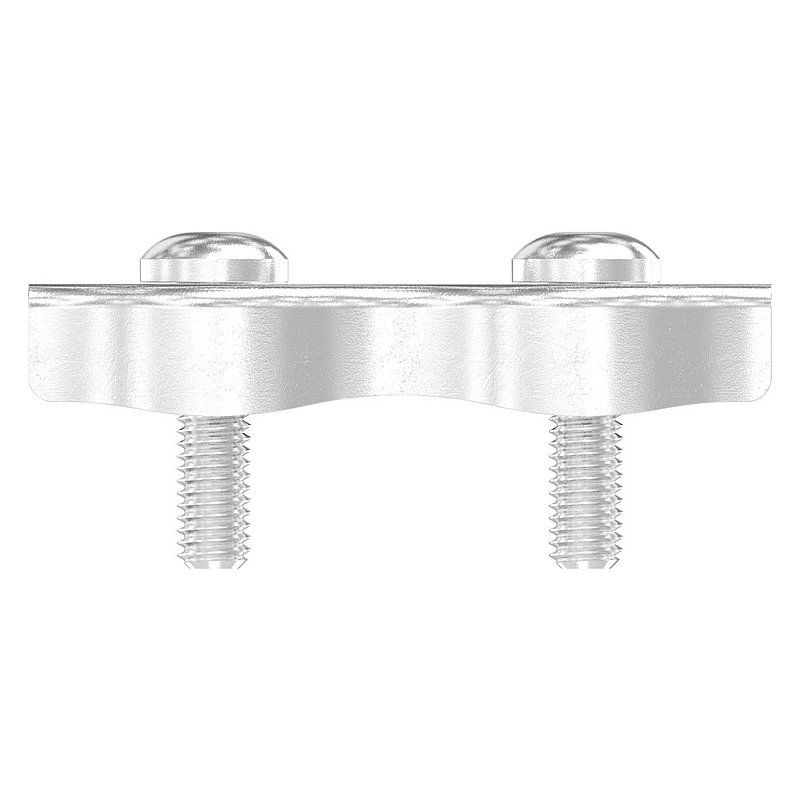 Duplex clamps for rope 6mm, AISI316