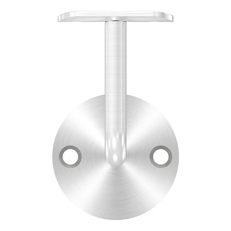 Handlaufhalter mit Handlaufanschlussplatte 42,4mm (Ronde und Bügel verschweißt), V2A