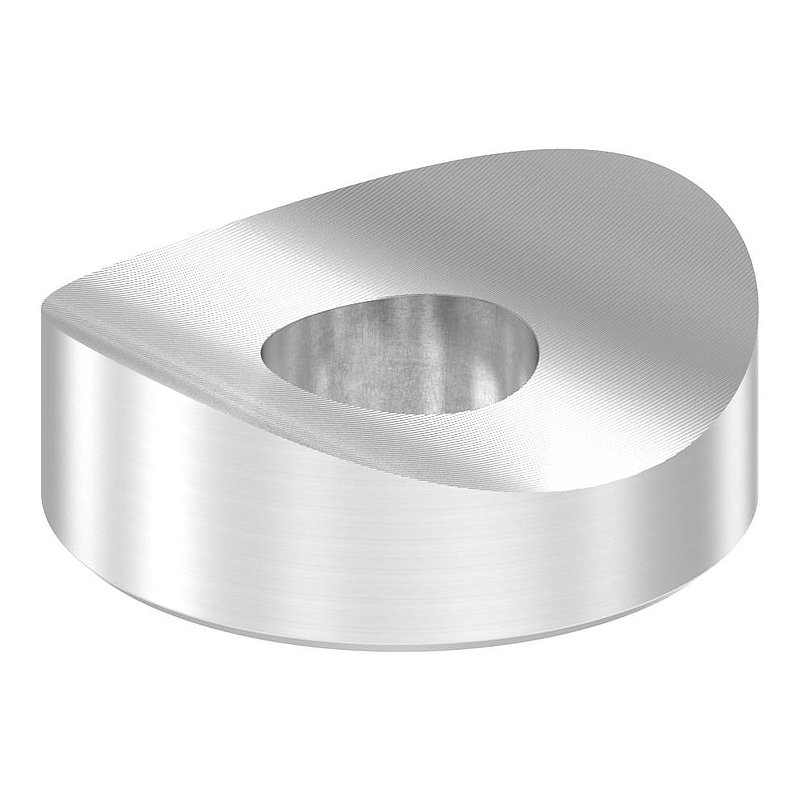 Levelling piece (without countersink) for tube 42.4mm, Ø 22mm, AISI304