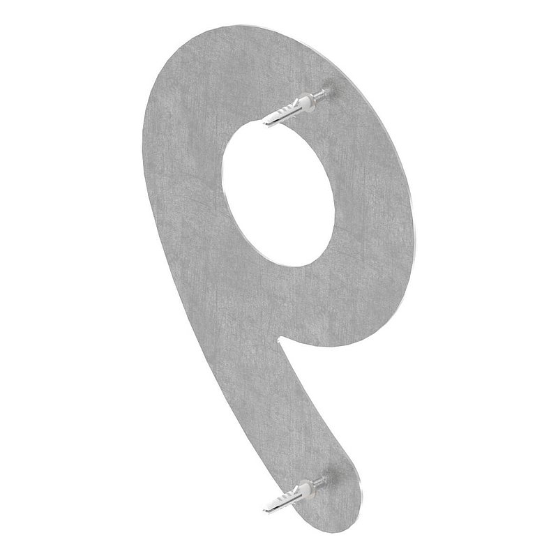 Numéro de maison 9 - "grand", V2A