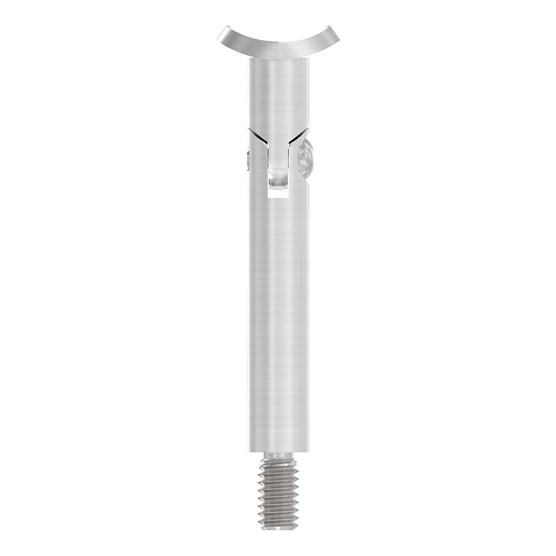 Gelenkstift Ø 12mm mit Handlaufanschlussplatte 33,7mm, V2A