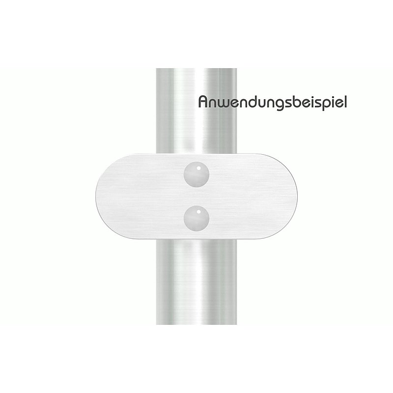 Sichtschutz Mittelglasklemme Mod. 25, V4A