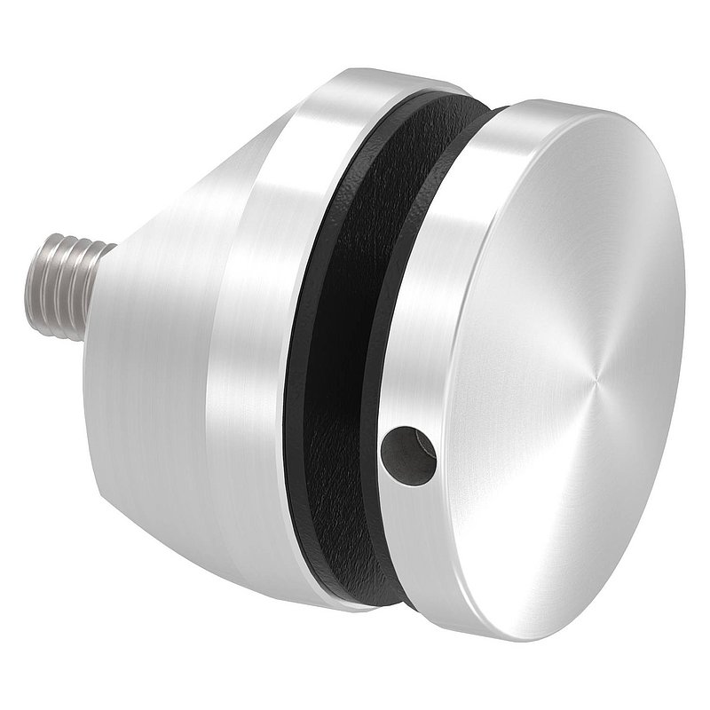 Glaspunkthalter 52mm, Anschluss: 42,4mm, V2A