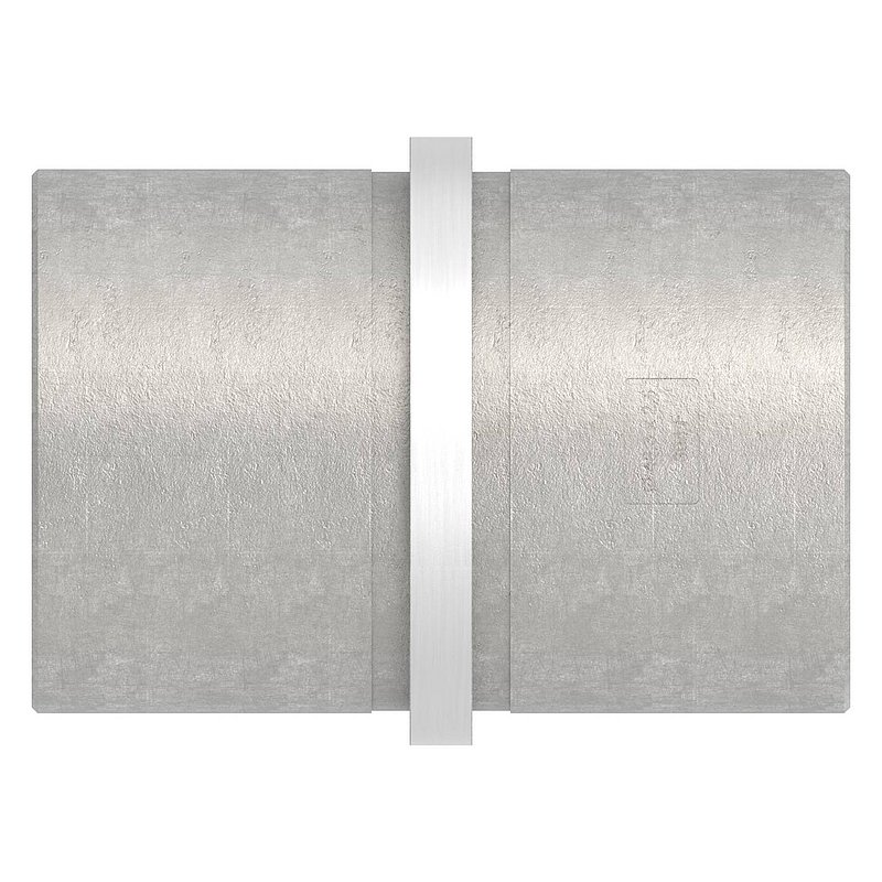 Verbindungsstück für Rohr 48,3x2,5mm, V2A