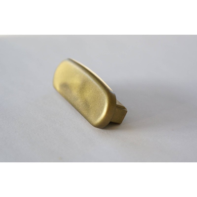 Endkappe für Kunststoffhandlauf für 40x8mm, gold