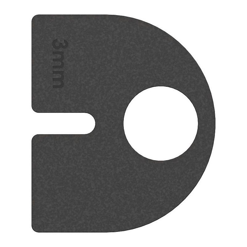 Rubber for Mod. 30, sheet metal 3mm