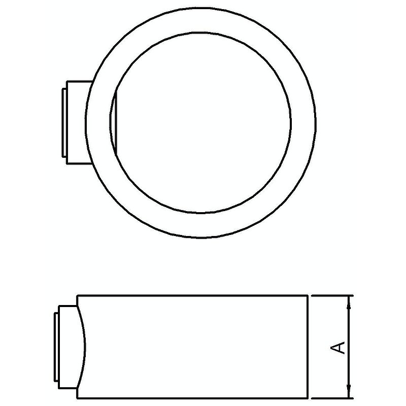 Stellring, für Rohr Ø 33,7mm