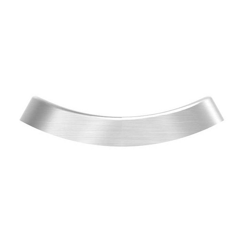 Handrail connection plate, 42.4 mm with slotted holes, AISI304
