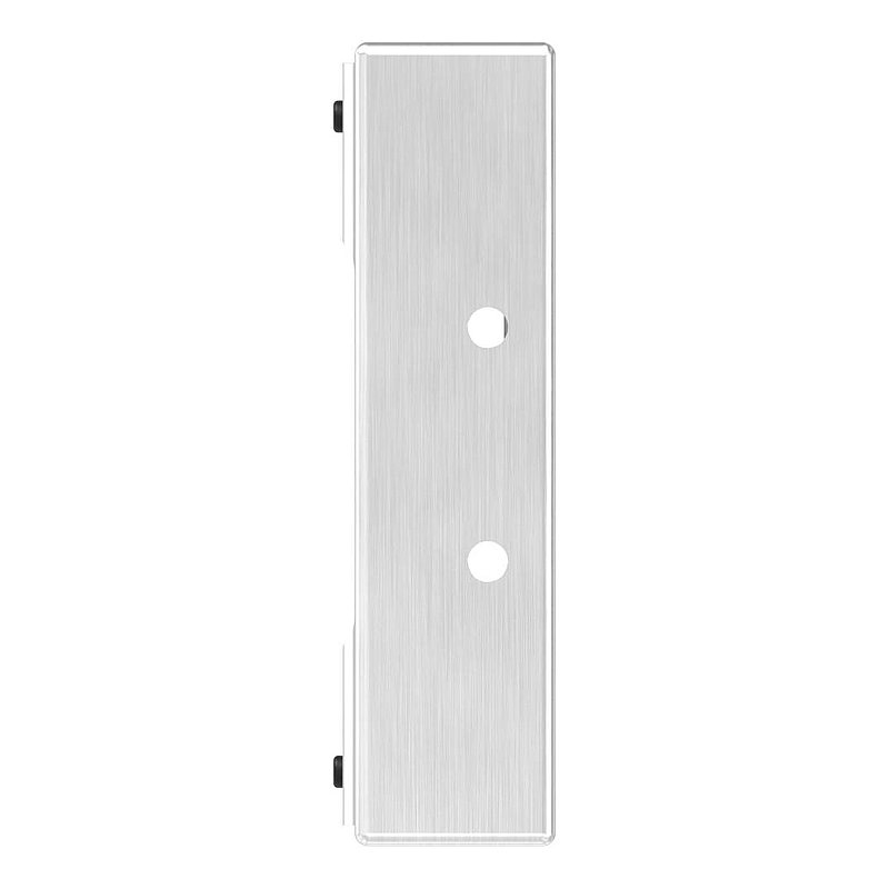 Gâche de serrure rectangulaire, acier inox, avec entraxe 72mm, à souder, 40mm, V2A