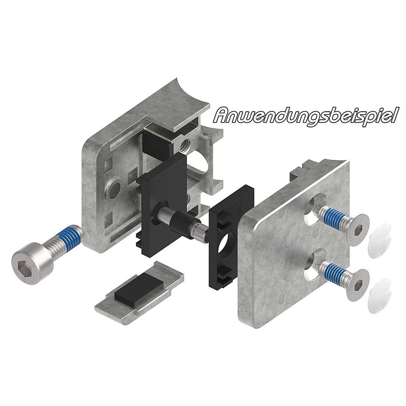 Pince à verre modèle 31, jonction: 42,4mm, zinc brut