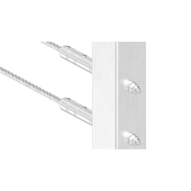 Gewindeterminal zur Selbstmontage, für 4mm Seil, V2A