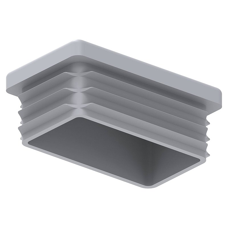 Kunststoffkappe für Rechteckrohr 50x30mm