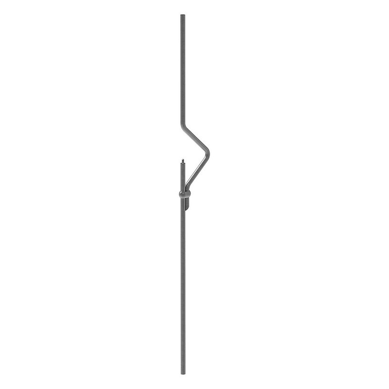Designstab Ø 12mm, H: 900mm, für 1x Kugel 25mm