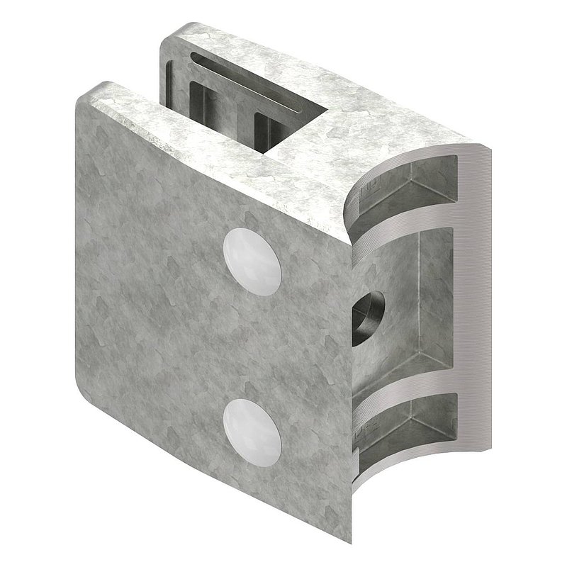 Pince à verre modèle 35, jonction: 42,4mm, zinc brut