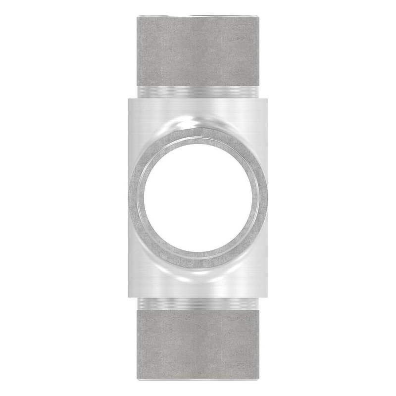 Kreuzstück, für Rohr 33,7x2,0mm, V2A