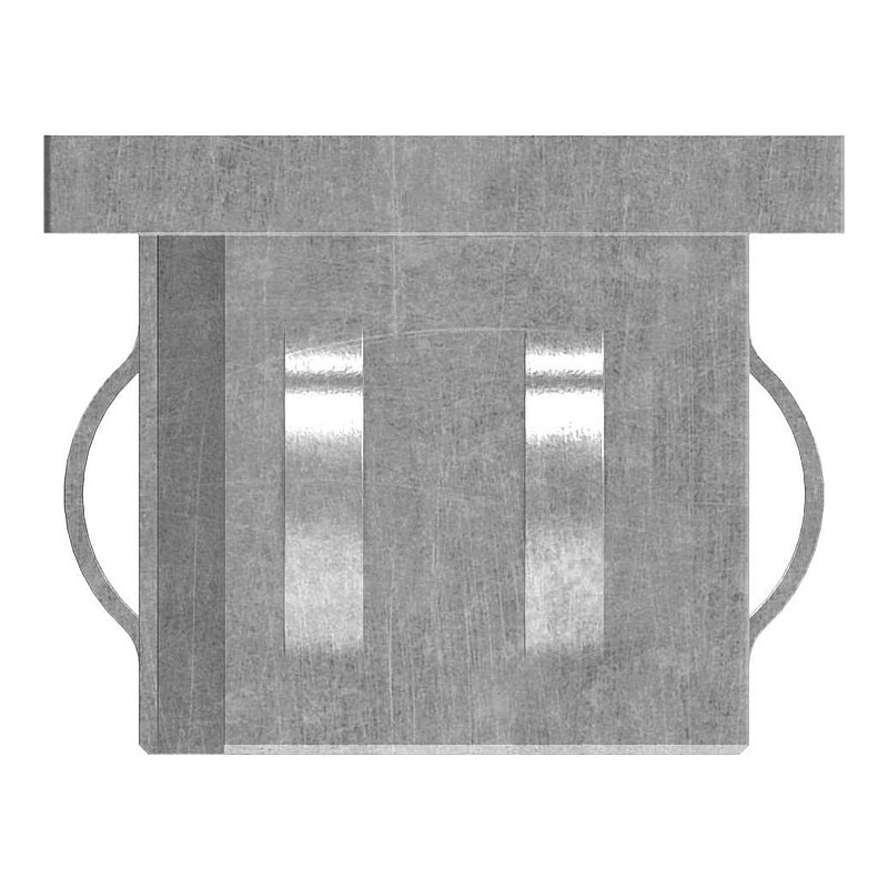 Steel end cap, for square tube 40x40mm