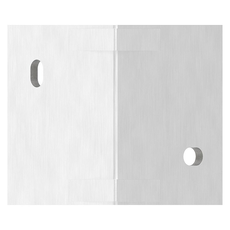 Fixation murale 90° pour coin extérieur 40x40mm, V2A