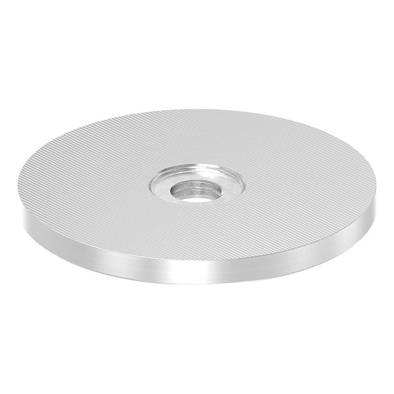 Unterteil für 62mm Glaspunkthalter, t: 5mm, mit M10, V2A