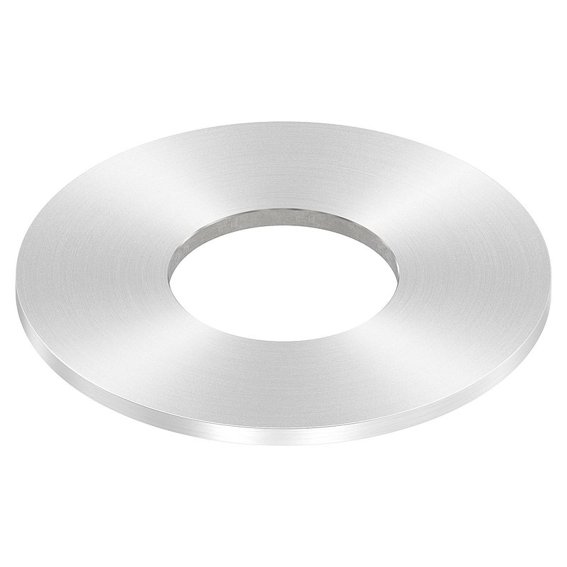 Ankerplatte Ø 100x4mm, mit Rundschliff, V2A