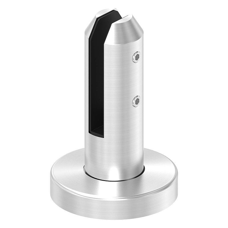 Bodenglashalter rund, für Glas 12 - 12,76mm, V4A