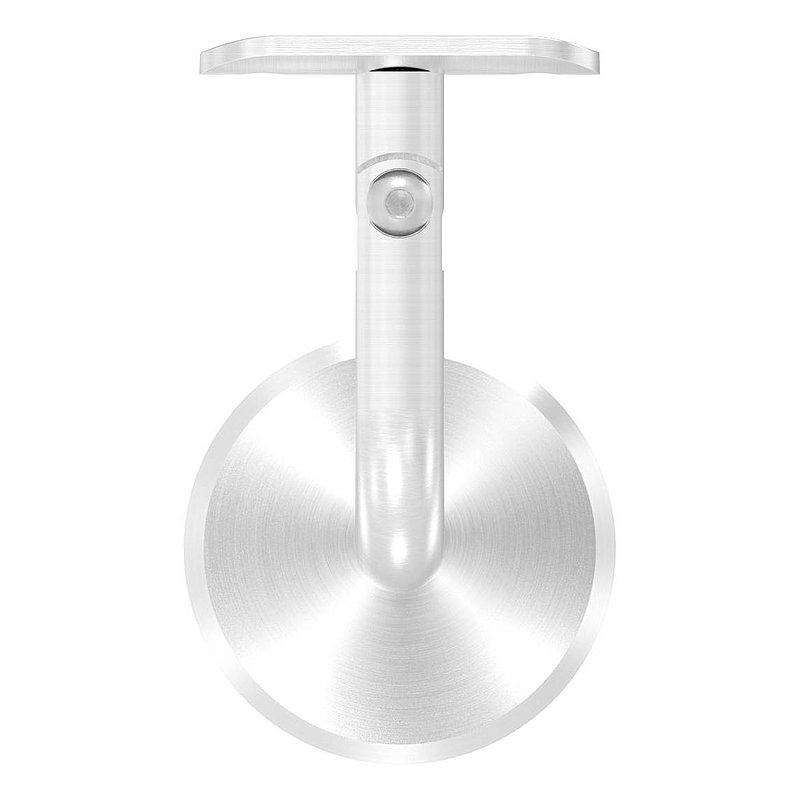 Handlaufhalter mit Gelenk, Handlaufanschlussplatt 42,4mm, V2A