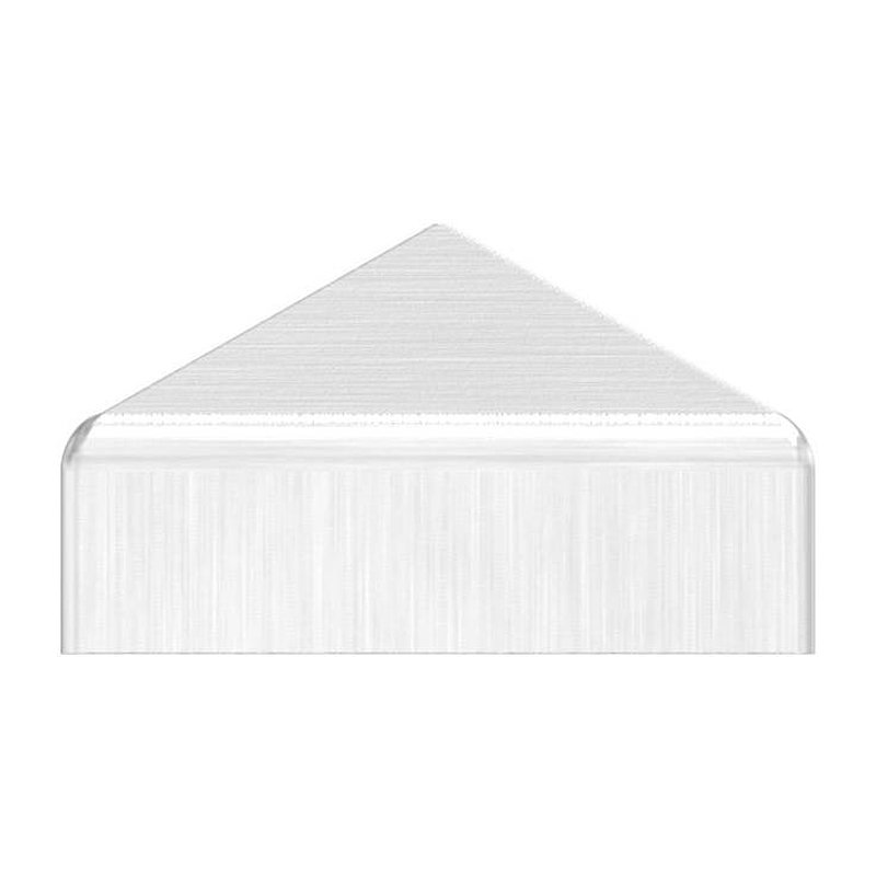 Chapeau pyramidal, pour tube carré 30x30mm, V2A