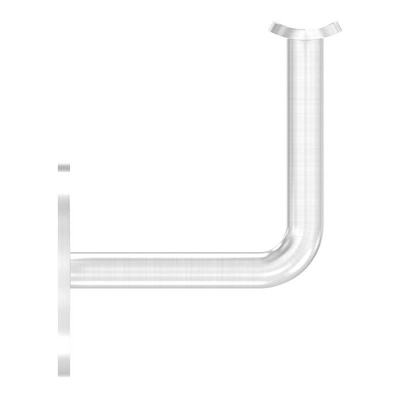 Handlaufhalter mit Handlaufanschlussplatte 42,4mm (Ronde und Bügel verschweißt), V2A