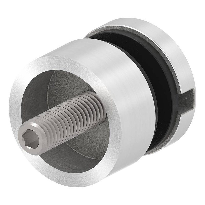 Point de fixation 30mm, jonction: droite, V2A