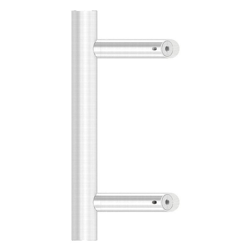 Poignée de porte avec support incliné à 45° avec L: 300mm, V2A