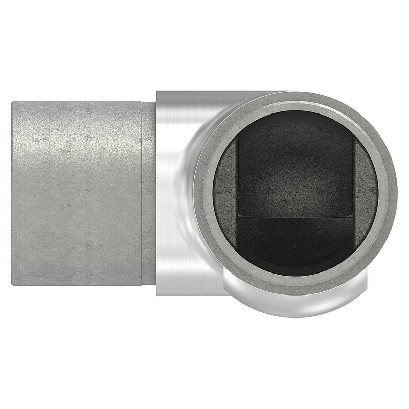 Hinge piece right, for tube 42.4x2.0mm, AISI304