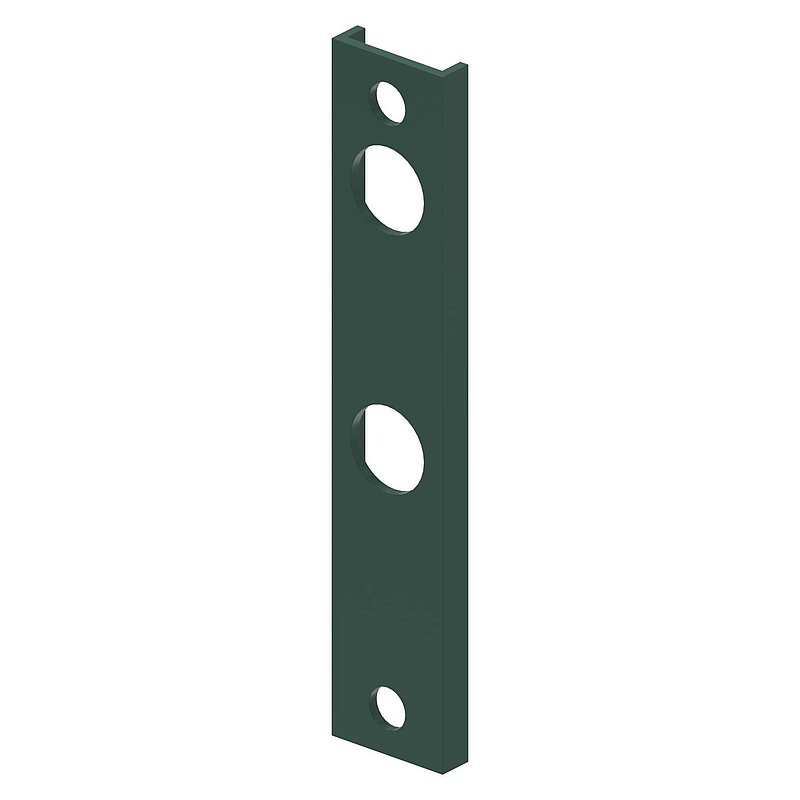 adapter for GTS2 mesh door locks, for round tubes Ø 33 - 60mm, RAL 6005 moss green