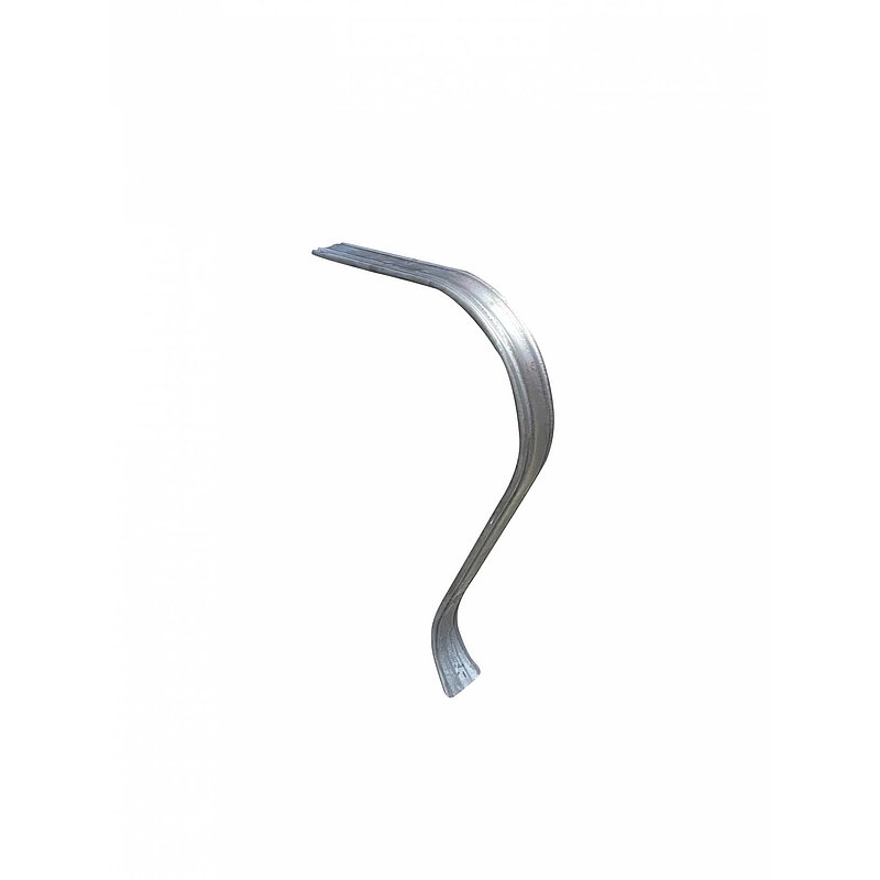 Handlaufanfänger 40x8mm, geschwungen