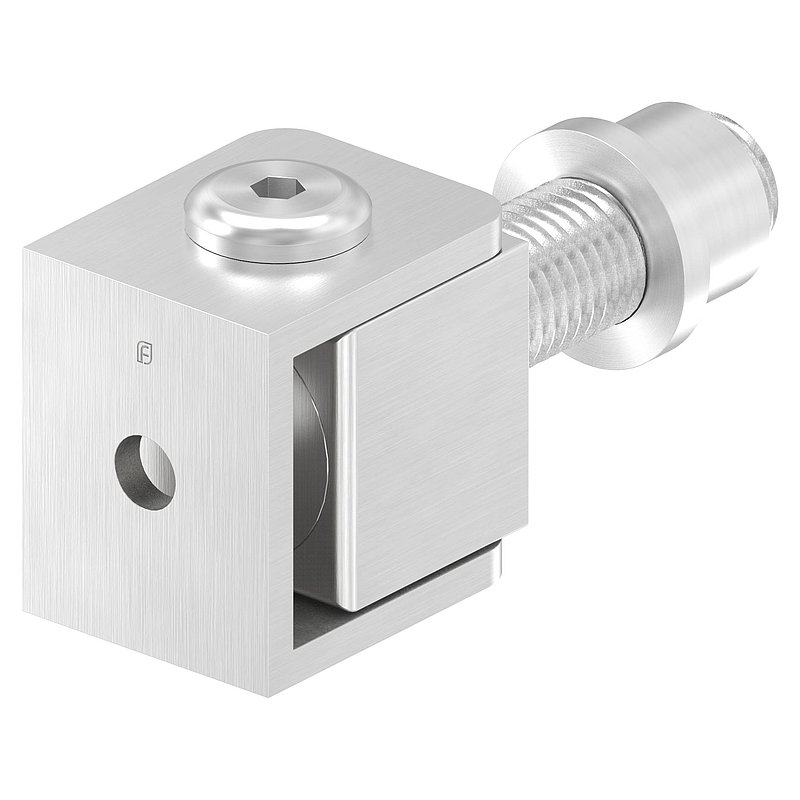 Verstellbares Torband mit Gewindehülse M20, V2A