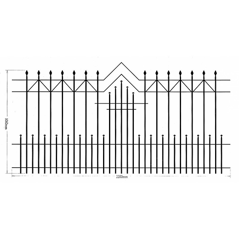 Fence panel, 1060x2200mm