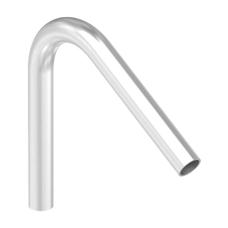 Tube bend 120°, made of 33.7x2.5mm tube, AISI304