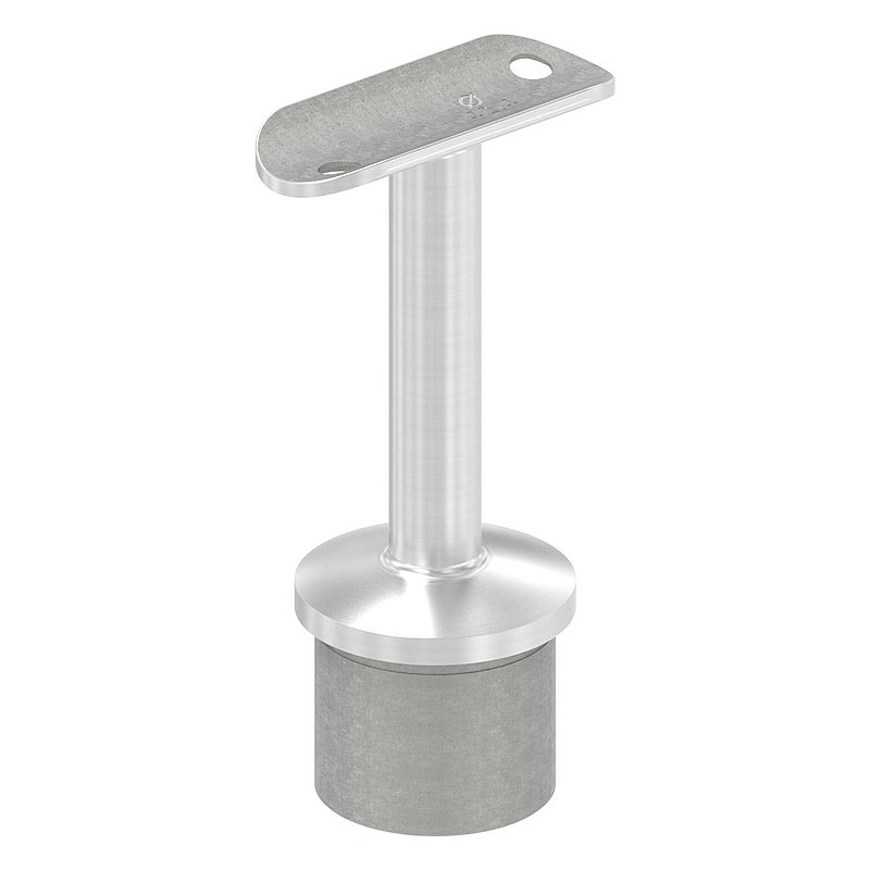Handlaufstütze für Rohr 42,4 x 3,0mm, Halteplatte: 42,4mm