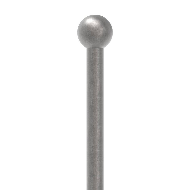 Zaunstab Ø 12mm, H: 1000mm, Kugel 25mm