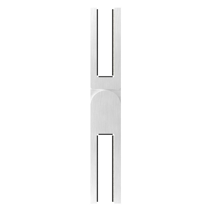 Glass connector, for glass 12 - 12.76mm, adjustable, AISI316