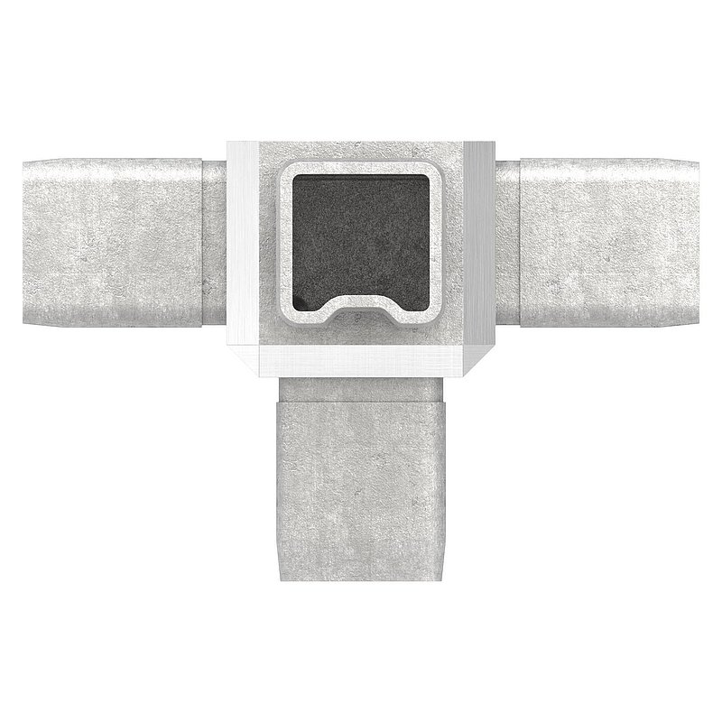 Connector for tube 25x25x2.00mm, AISI316