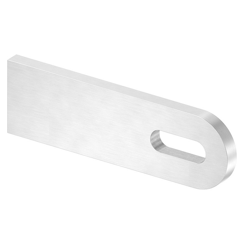 Anschweißlasche, 100x30x6mm, geschliffen, V2A