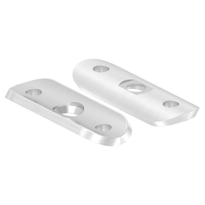 Plaque de raccordement de mains courantes, 33,7mm, V2A